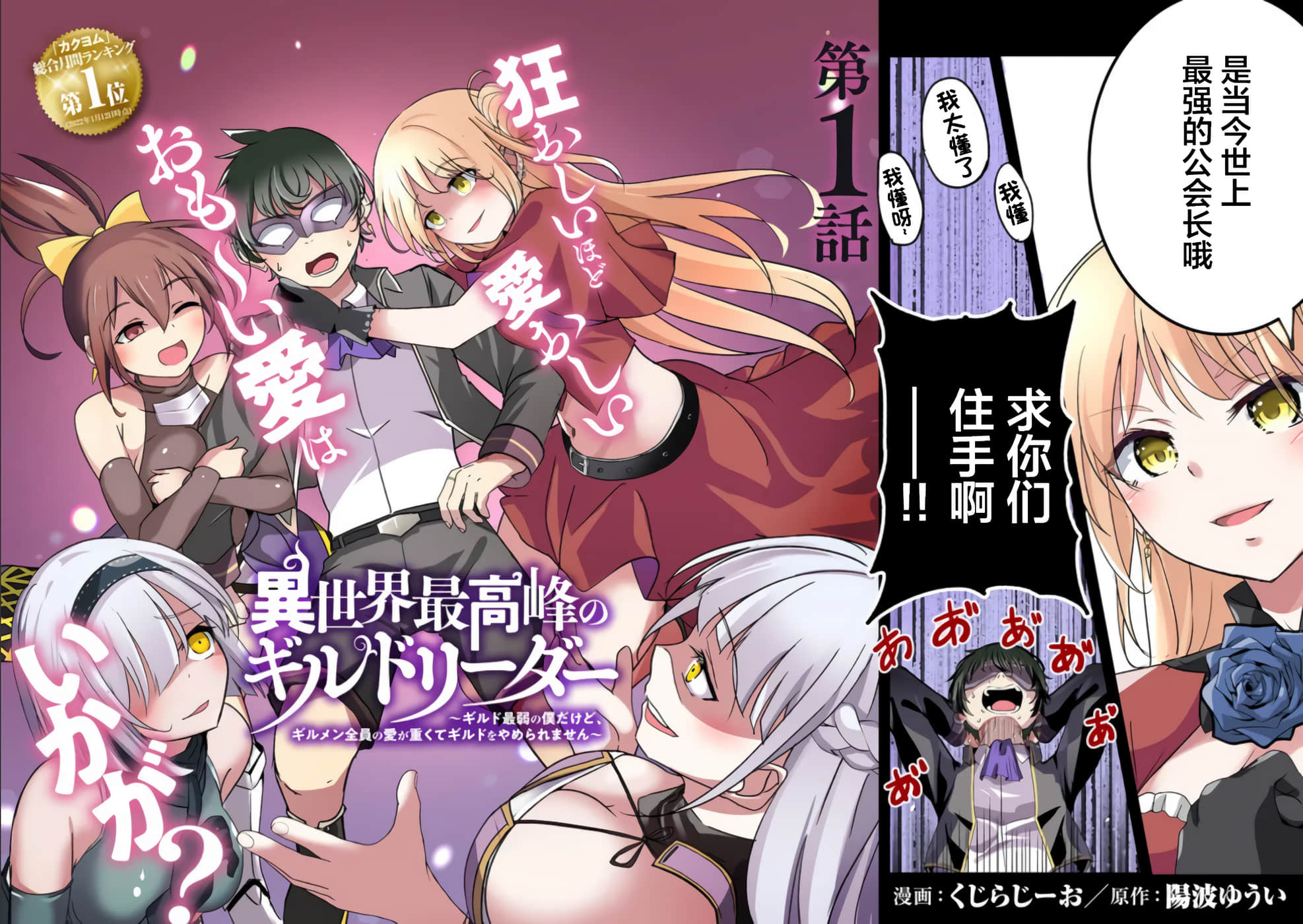 异世界最强公会长 虽然是公会最弱，却因为公会全员对我爱之深切而无法辞职【1-29话 8-29是生肉】【異世界最高峰のギルドリーダー】-1
